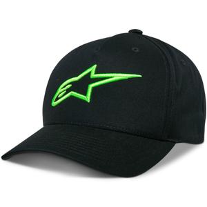 Шапка Alpinestars Ageless Snapback черно-зелена