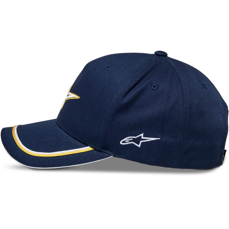 Шапка Alpinestars Ascencion Snapback синьо-златиста