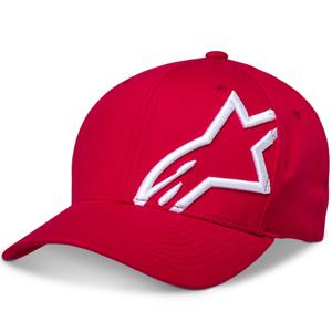 Шапка Alpinestars Corp Shift 2 червено-бяла