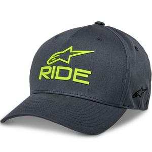 Шапка Alpinestars Ride Sonic, сиво-флуоресцентно жълта