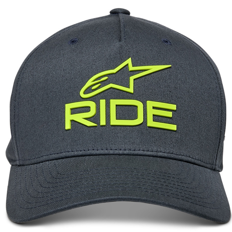 Шапка Alpinestars Ride Sonic, сиво-флуоресцентно жълта