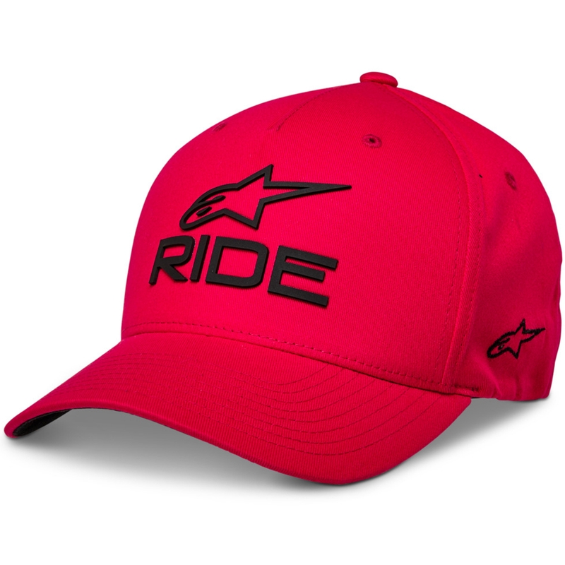 Шапка Alpinestars Ride Sonic червено-черна
