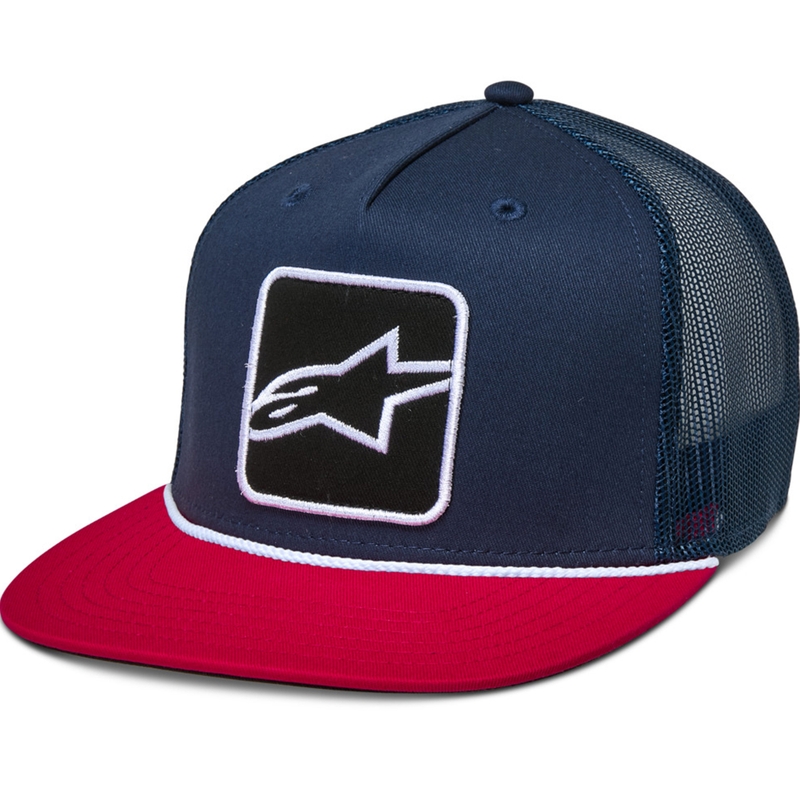 Шапка Alpinestars Control синьо-синьо-червена