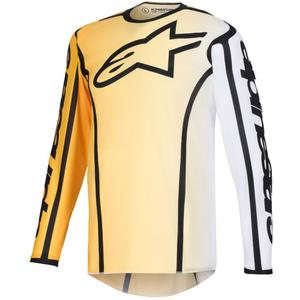 Мотокрос фланелка Alpinestars Fluid Apex, жълто-черна