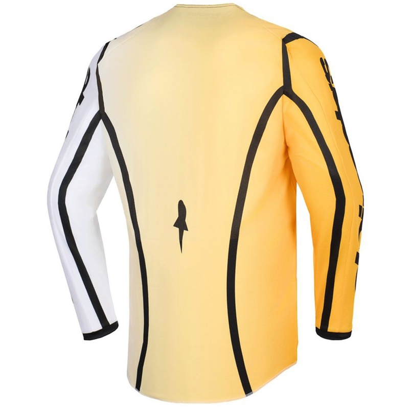 Мотокрос фланелка Alpinestars Fluid Apex, жълто-черна