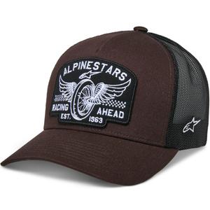 Шапка Alpinestars Heritage Patch, кафяво-черна