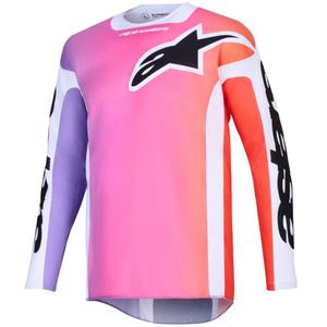 Многоцветна фланелка за мотокрос Alpinestars Racer Air Portl
