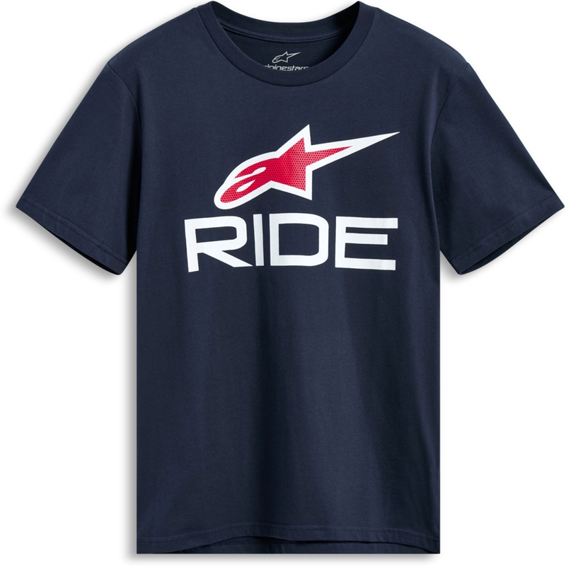 Тениска Alpinestars Ride 4.0 CSF синьо-бяло-червено