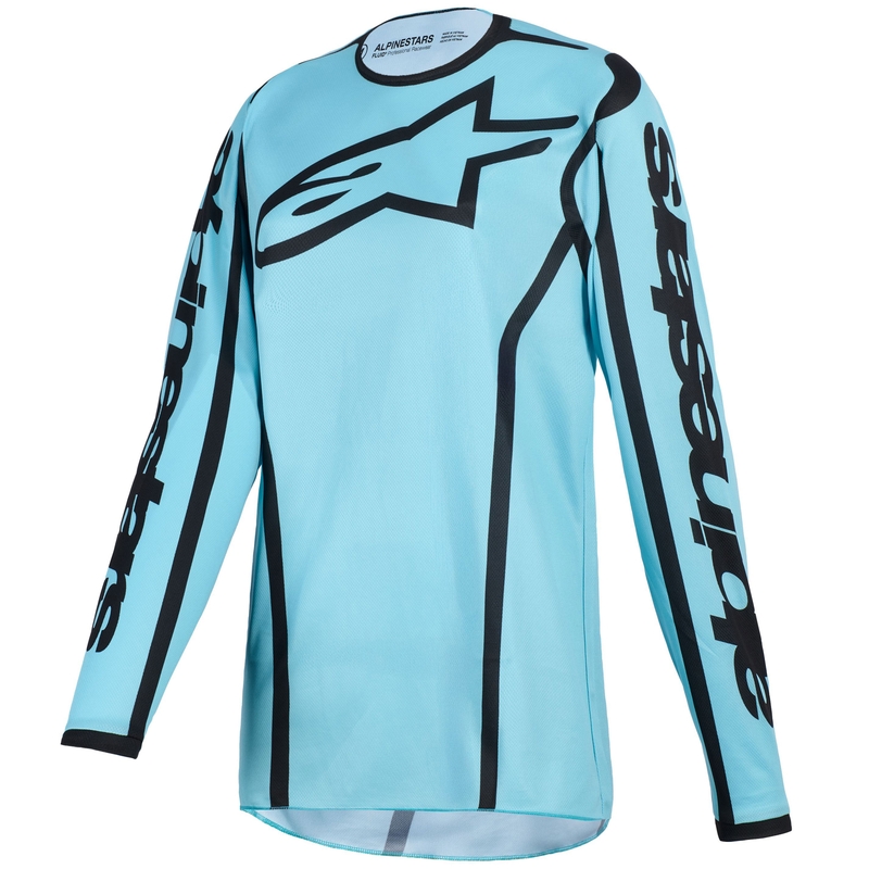 Дамско мотокрос яке Alpinestars Stella Fluid Apex, тюркоазено-черно