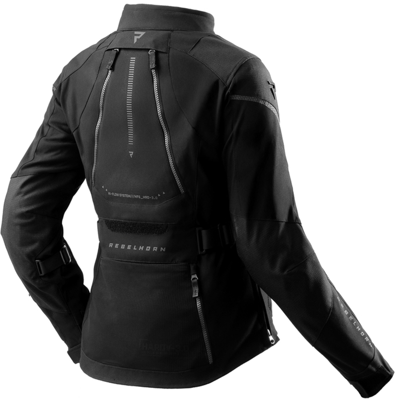Дамско мотоциклетно яке Rebelhorn Hardy 3.0 черно