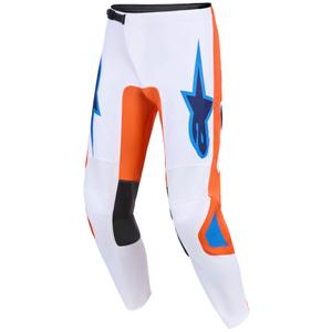 Мотокрос панталони Alpinestars Fluid Grid оранжево-синьо-бяло