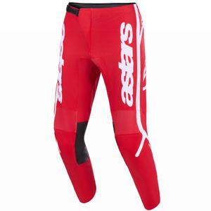Мотокрос панталони Alpinestars Fluid Apex червено-бели