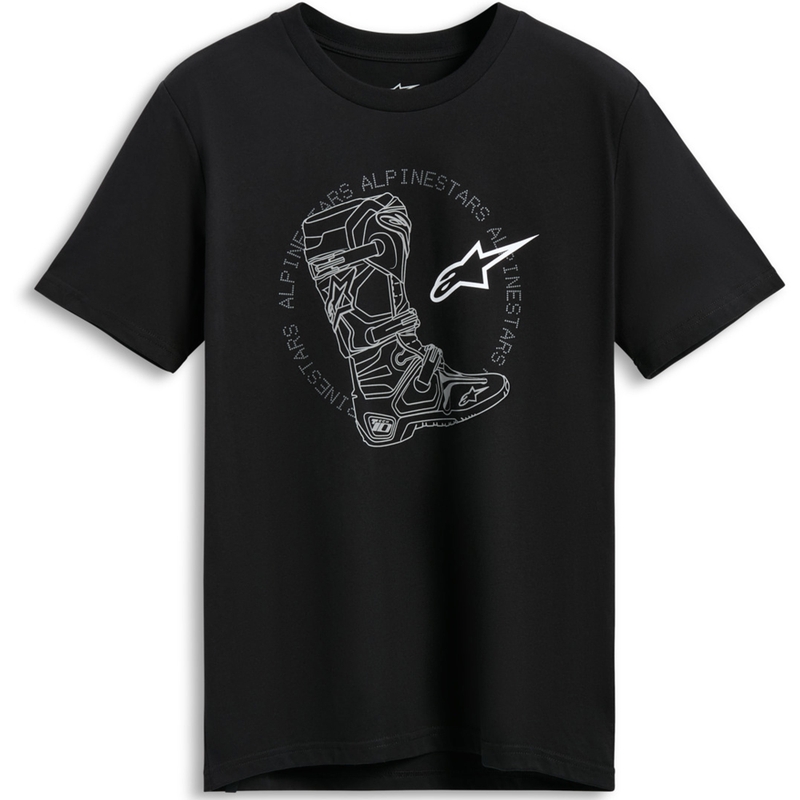 Тениска Alpinestars Tech Boot CSF, черна
