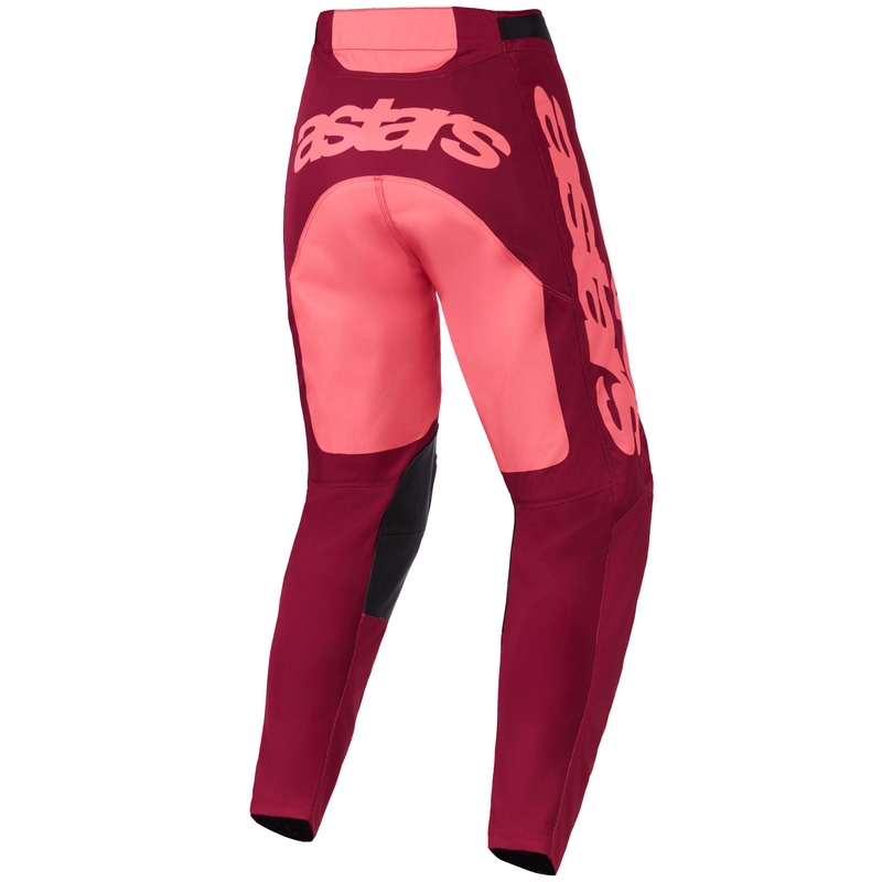 Мотокрос панталон Alpinestars Racer Riway, тъмночервено-корал