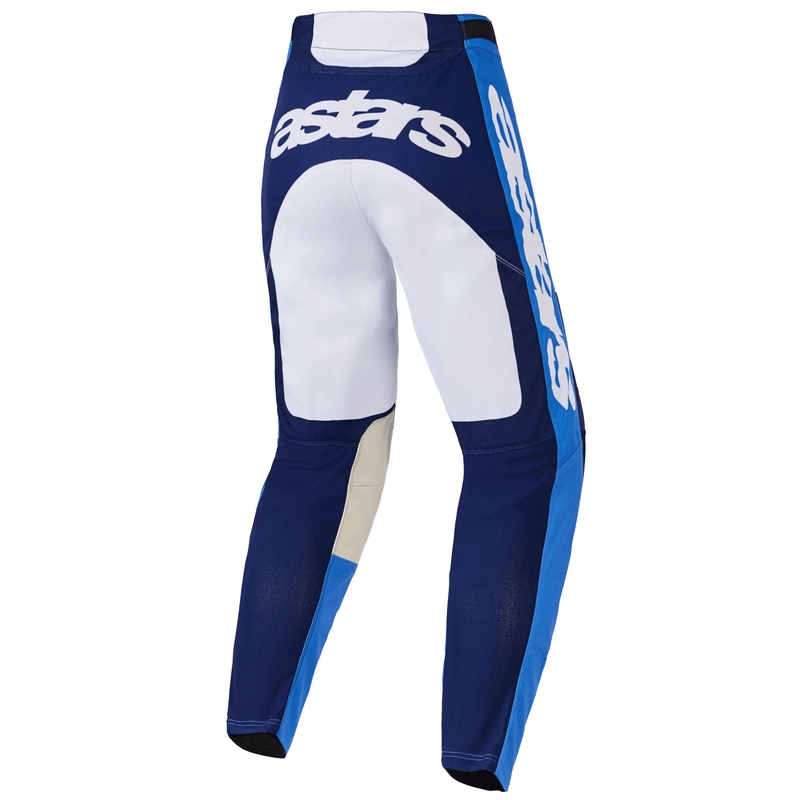 Мотокрос панталони Alpinestars Racer Riway, синьо-светло синьо-бяло