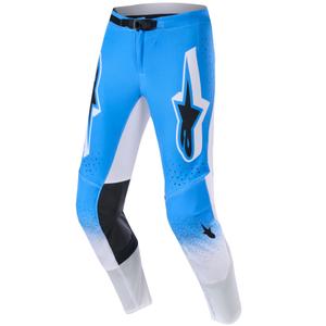 Мотокрос панталони Alpinestars Supertech Scenz синьо-бели