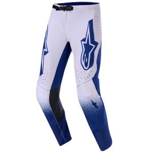 Мотокрос панталони Alpinestars Supertech Scenz, светло сиво-тъмно сини