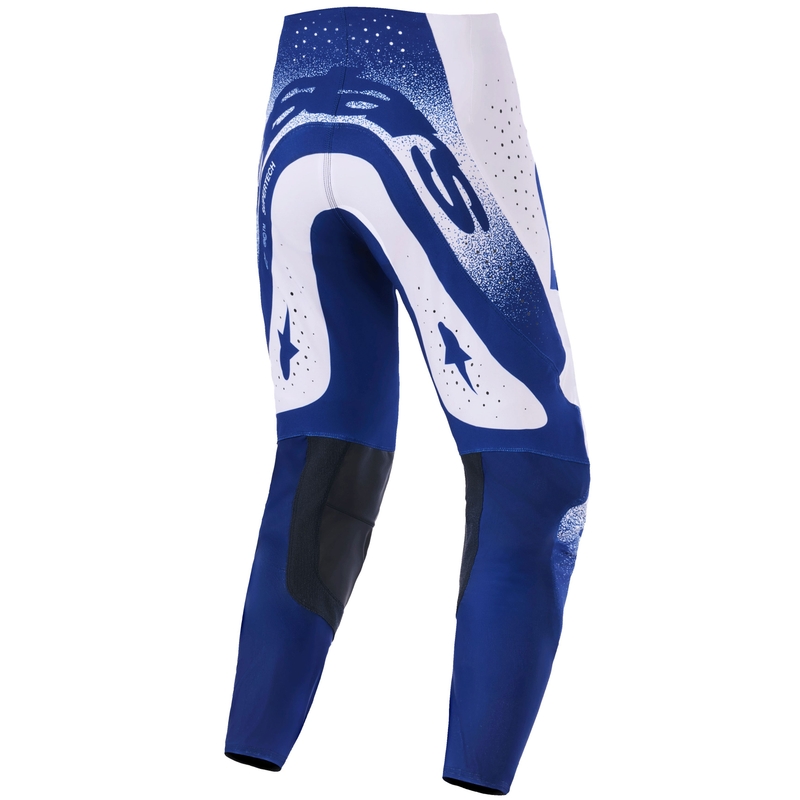 Мотокрос панталони Alpinestars Supertech Scenz, светло сиво-тъмно сини