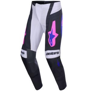 Мотокрос панталон Alpinestars Techstar Knif черно-светло сиво-лилаво