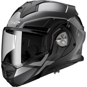 Каска за мотоциклет LS2 FF901 Advant X Metryk, титаниева, с отваряне