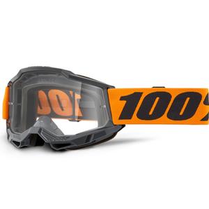 Мотокрос очила 100% Accuri 2 Orange с прозрачен плексиглас