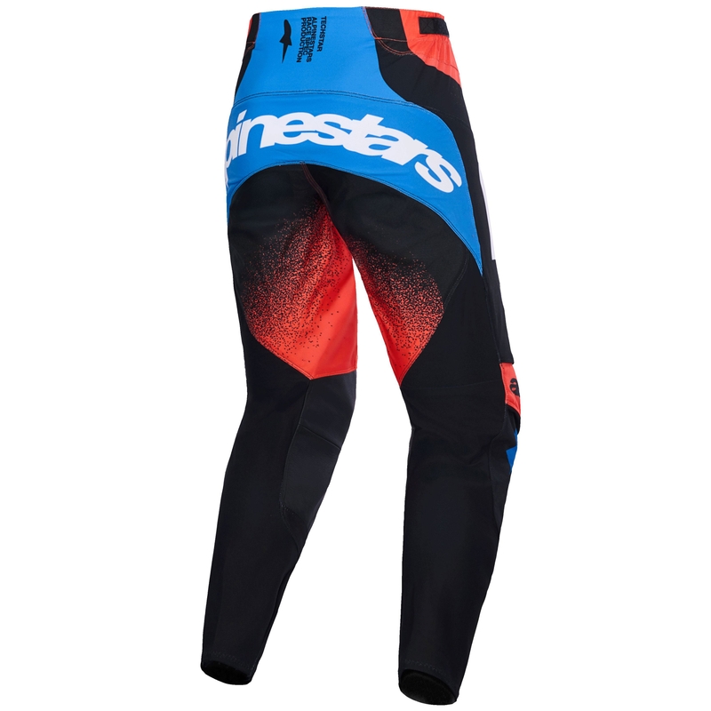 Мотокрос панталон Alpinestars Techstar Knif оранжево-черно-син