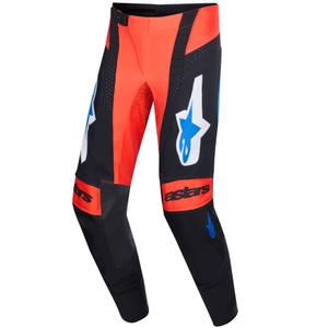 Мотокрос панталон Alpinestars Techstar Knif оранжево-черно-син