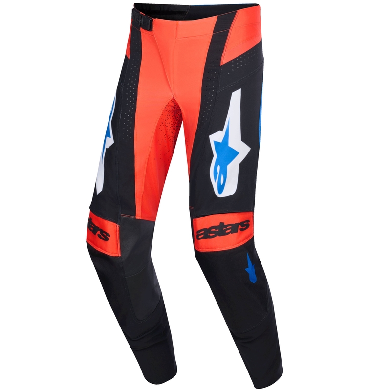 Мотокрос панталон Alpinestars Techstar Knif оранжево-черно-син