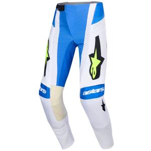 Мотокрос панталон Alpinestars Techstar Knif, синьо-черно-флуоресцентно жълто
