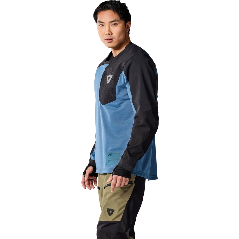 Revit Sierra 2 мотокрос фланелка синьо-черна