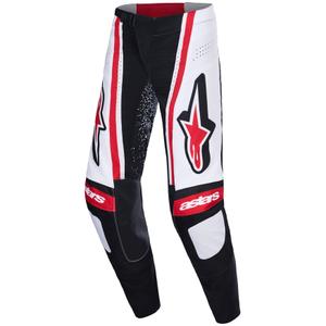 Мотокрос панталон Alpinestars Techstar Nomur черно-бяло-червено