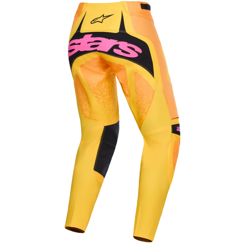 Мотокрос панталони Alpinestars Techstar Nomur оранжево-жълто-розови