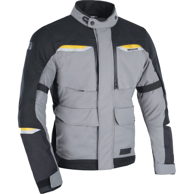 Мотоциклетно яке Oxford Advanced Mondial 2.0 Dry2Dry™ Черно-Сиво