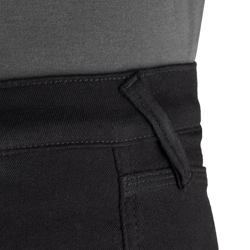 OXFORD ORIGINAL APPROVED SUPER STRETCH JEANS AA SLIM FIT къси мотоциклетни дънки черни