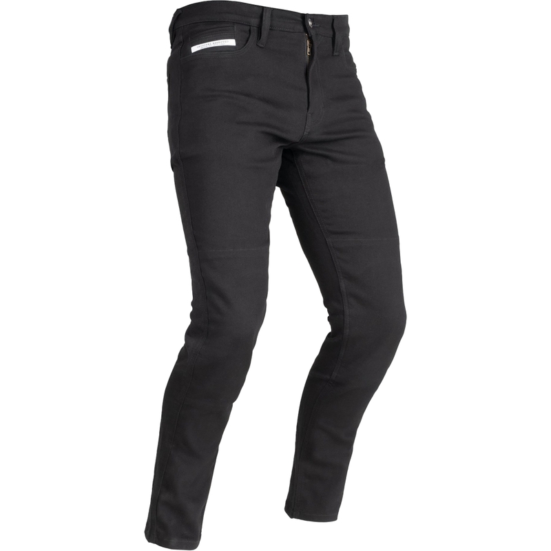 OXFORD ORIGINAL APPROVED SUPER STRETCH JEANS AA SLIM FIT къси мотоциклетни дънки черни