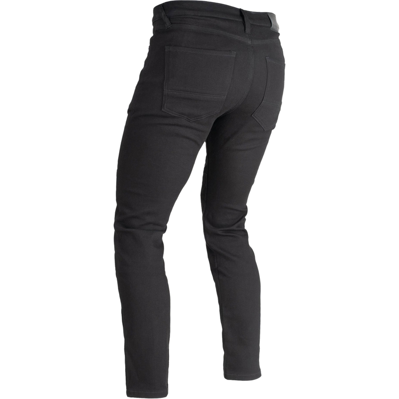 OXFORD ORIGINAL APPROVED SUPER STRETCH JEANS AA SLIM FIT къси мотоциклетни дънки черни