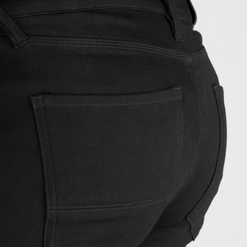 Дамски мотоциклетни дънки OXFORD ORIGINAL APPROVED SUPER STRETCH JEANS AA SLIM FIT черни