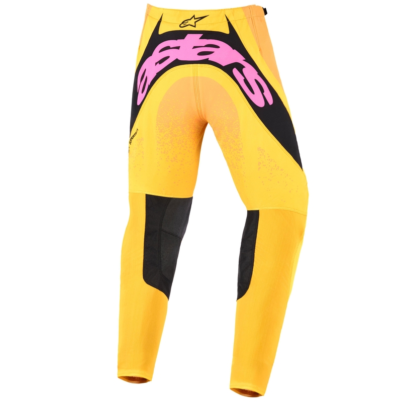 Детски мотокрос панталони Alpinestars Techstar Nomur, оранжеви, жълти и розови