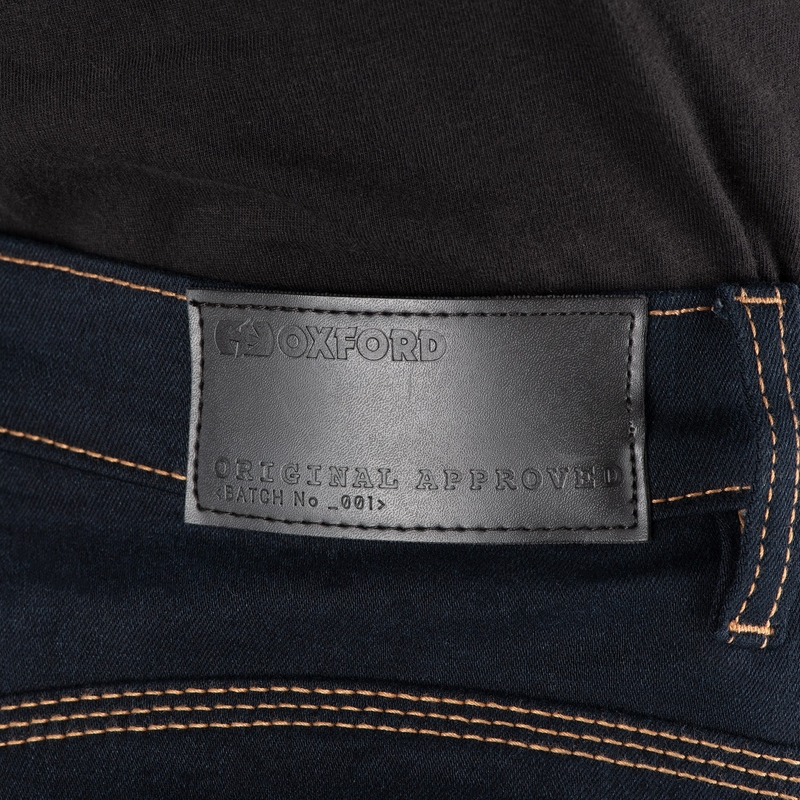 Дамски мотоциклетни дънки OXFORD ORIGINAL APPROVED SUPER STRETCH JEANS AA SLIM FIT синьо индиго