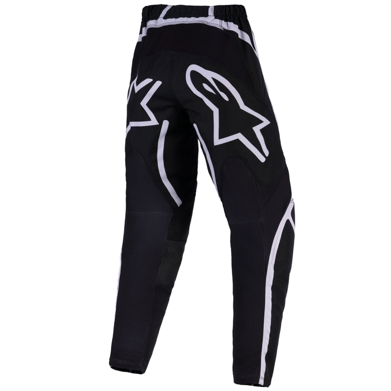 Детски мотокрос панталон Alpinestars Fluid Apex, черно-сив