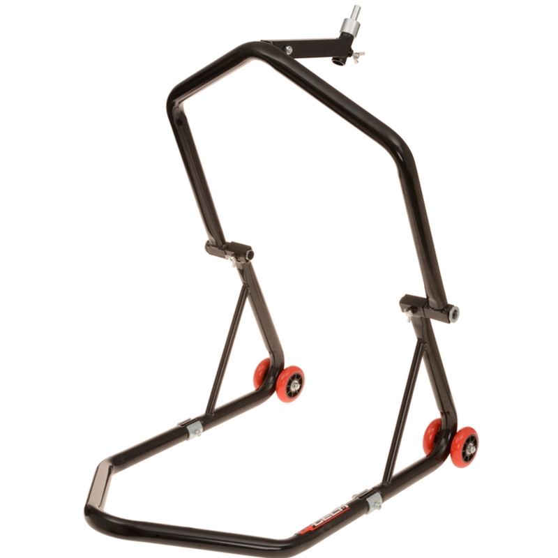 Стойка за мотоциклет Q-TECH предна - за очила/задна, черна