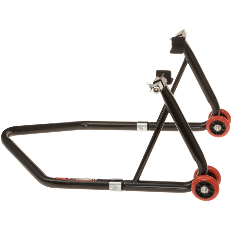 Стойка за мотоциклет Q-TECH предна - за очила/задна, черна