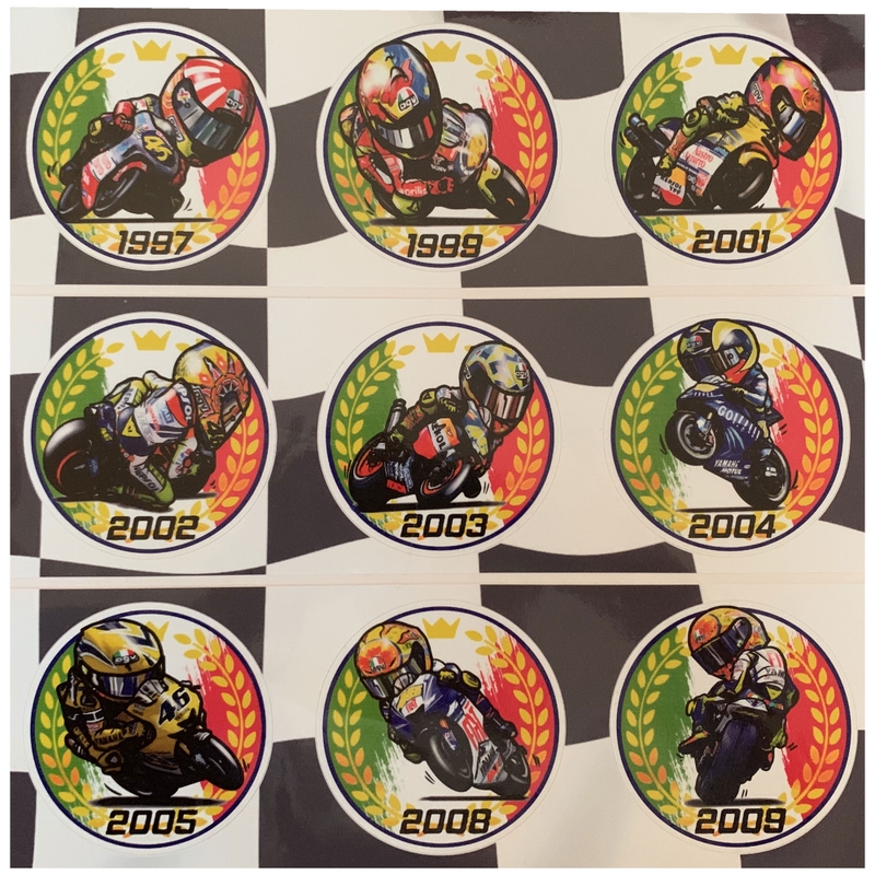 Комплект стикери Валентино Роси