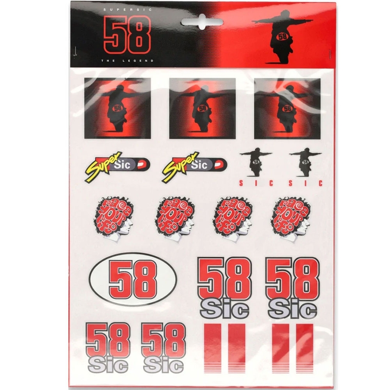 Комплект стикери Marco Simoncelli A4