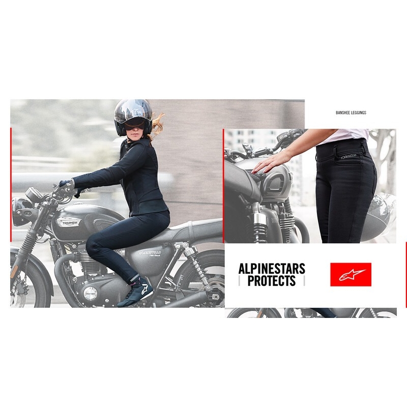 Дамски мотоциклетни клинове Alpinestars Banshee, черни