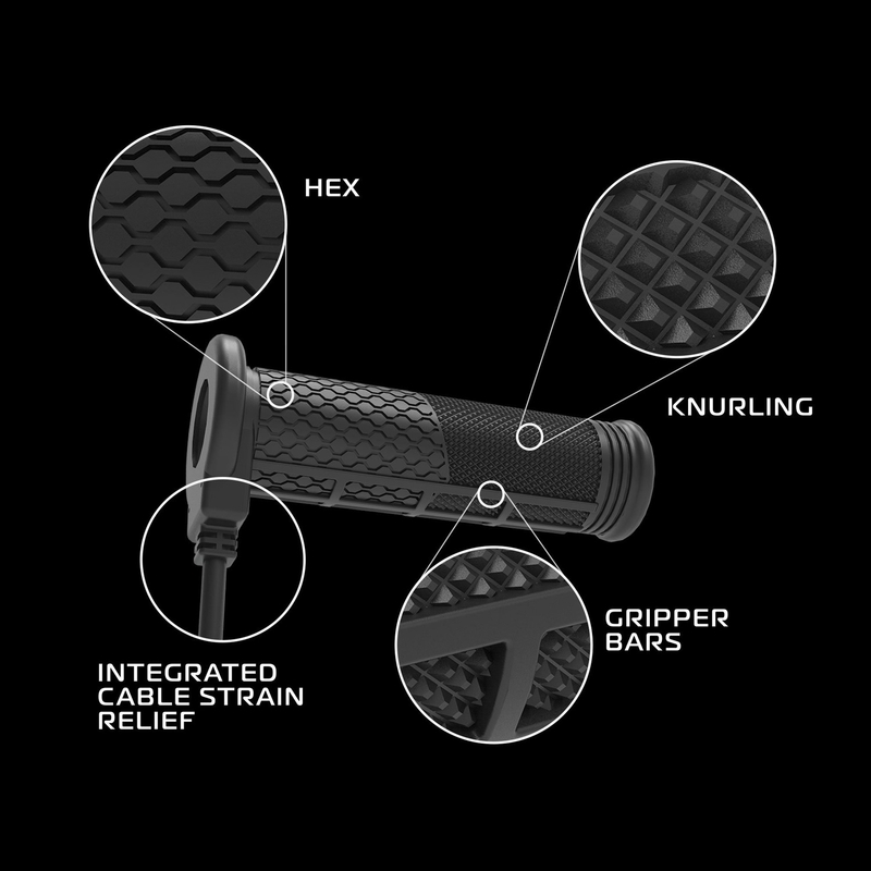 Отопляеми ръкохватки Oxford Hotgrips PRO Adventure с вградени контроли в ръкохватката