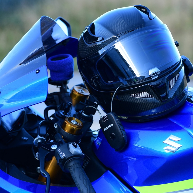 Прибираща се комбинирана ключалка Oxford, черна