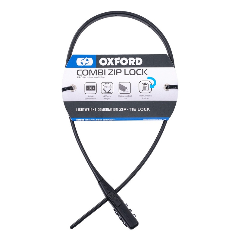 Oxford Combi Zip Lock за каски и аксесоари, черен