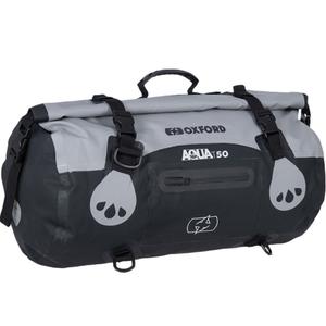 Oxford Aqua T-50 Roll Bag 50 л водоустойчива чанта черно-сива