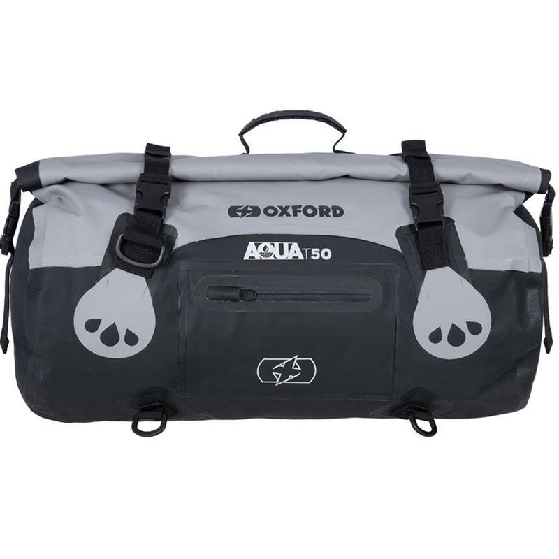 Oxford Aqua T-50 Roll Bag 50 л водоустойчива чанта черно-сива